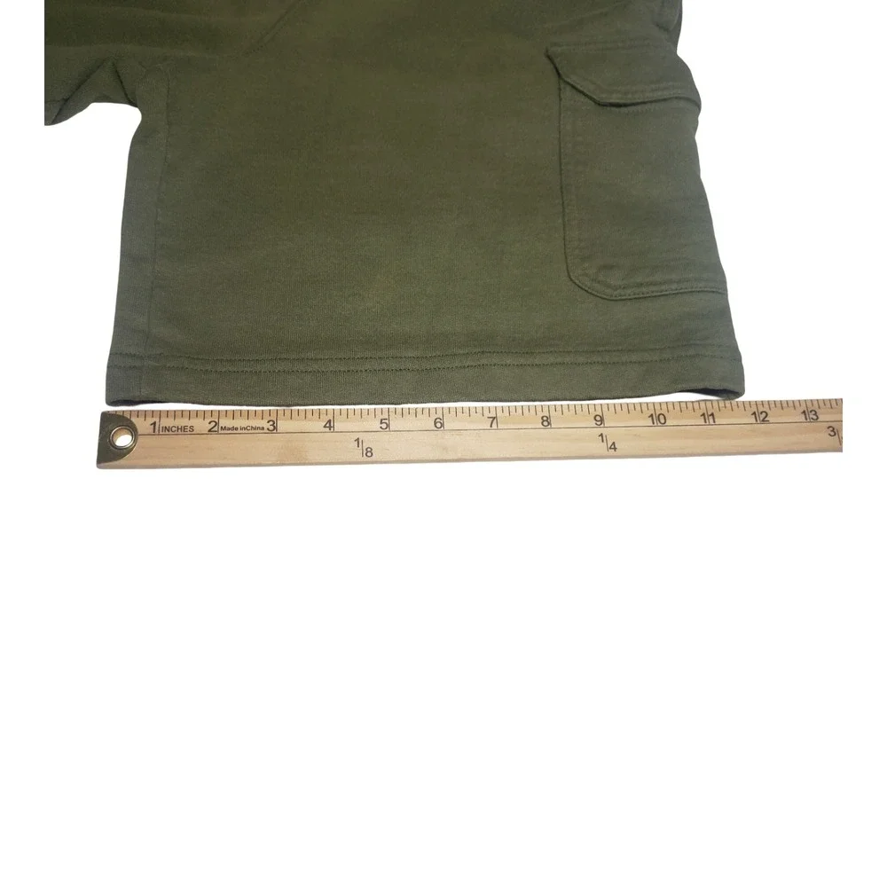 Champion Youth Boys Olive Green Cargo Athletic Shorts Size Small S Utility Sport